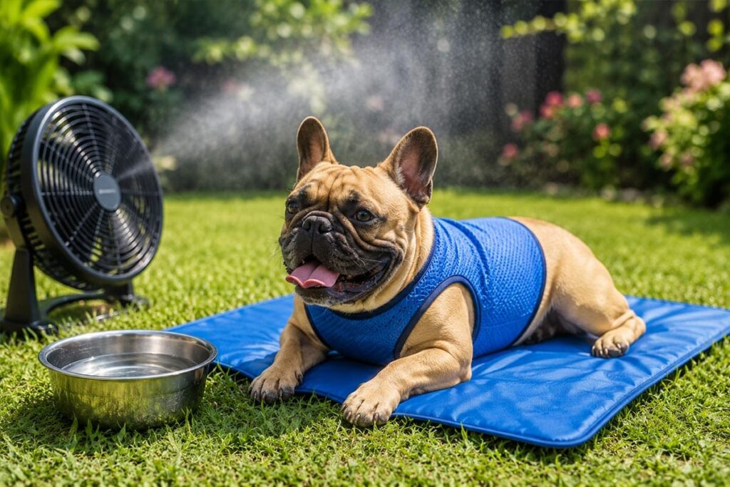 4 meilleurs gilets rafraichissants pour Bouledogue Français - Animo Santé