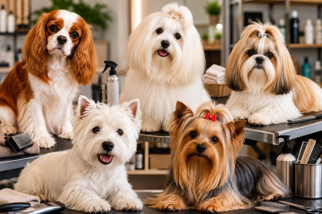 Fréquence toilettage chien : à quelle période emmener son chien chez le toiletteur - Animo Santé