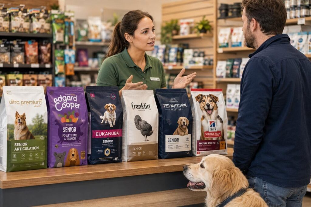 Les meilleures croquettes pour chien senior - Animo Santé