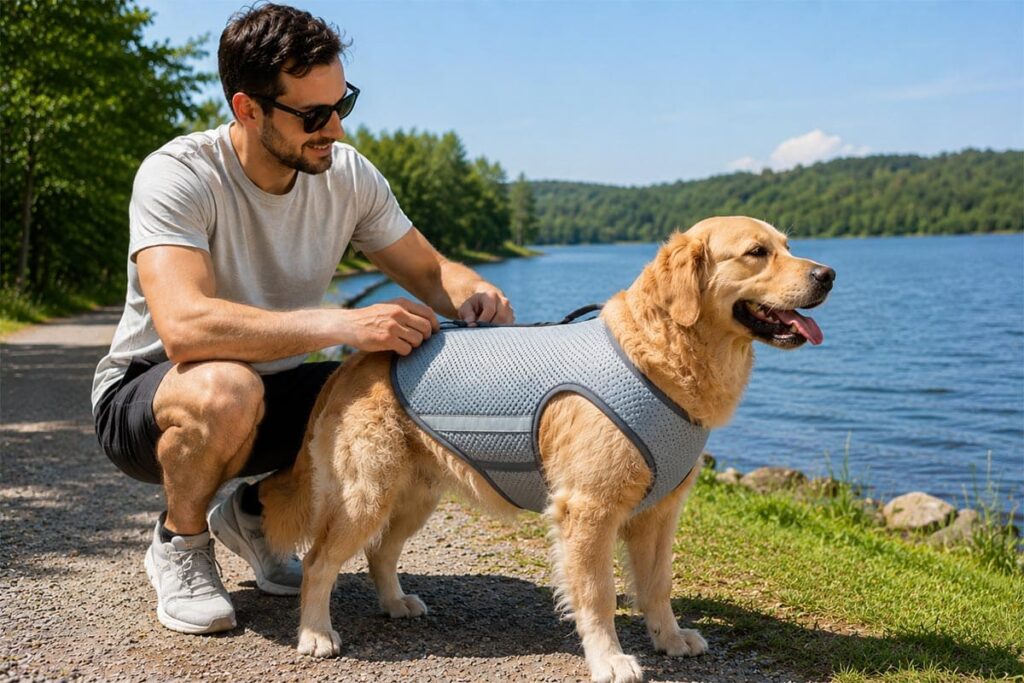 Meilleur gilet rafraîchissant pour chien en 2026 - Animo Santé