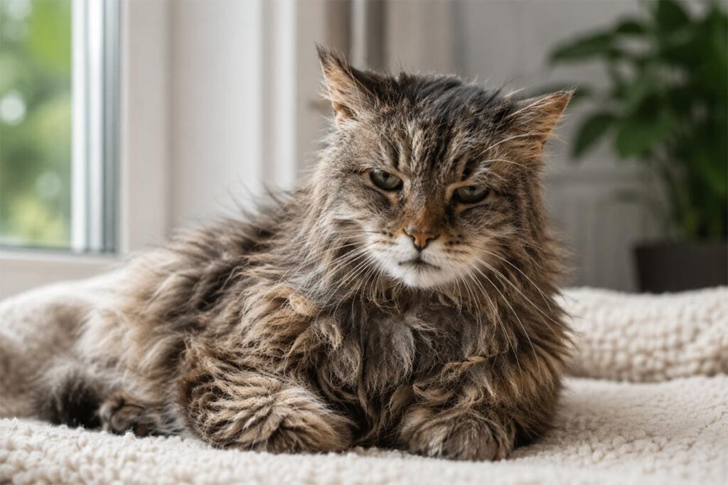 Pourquoi le pelage du chat change-t-il avec l’âge - Animo Santé