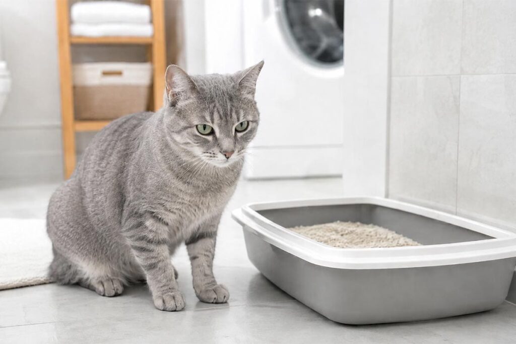 Votre chat devient incontinent Voici ce qu'il faut savoir - Animo Santé