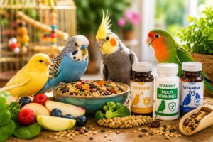 Quelles vitamines donner aux oiseaux de compagnie - Animo Santé
